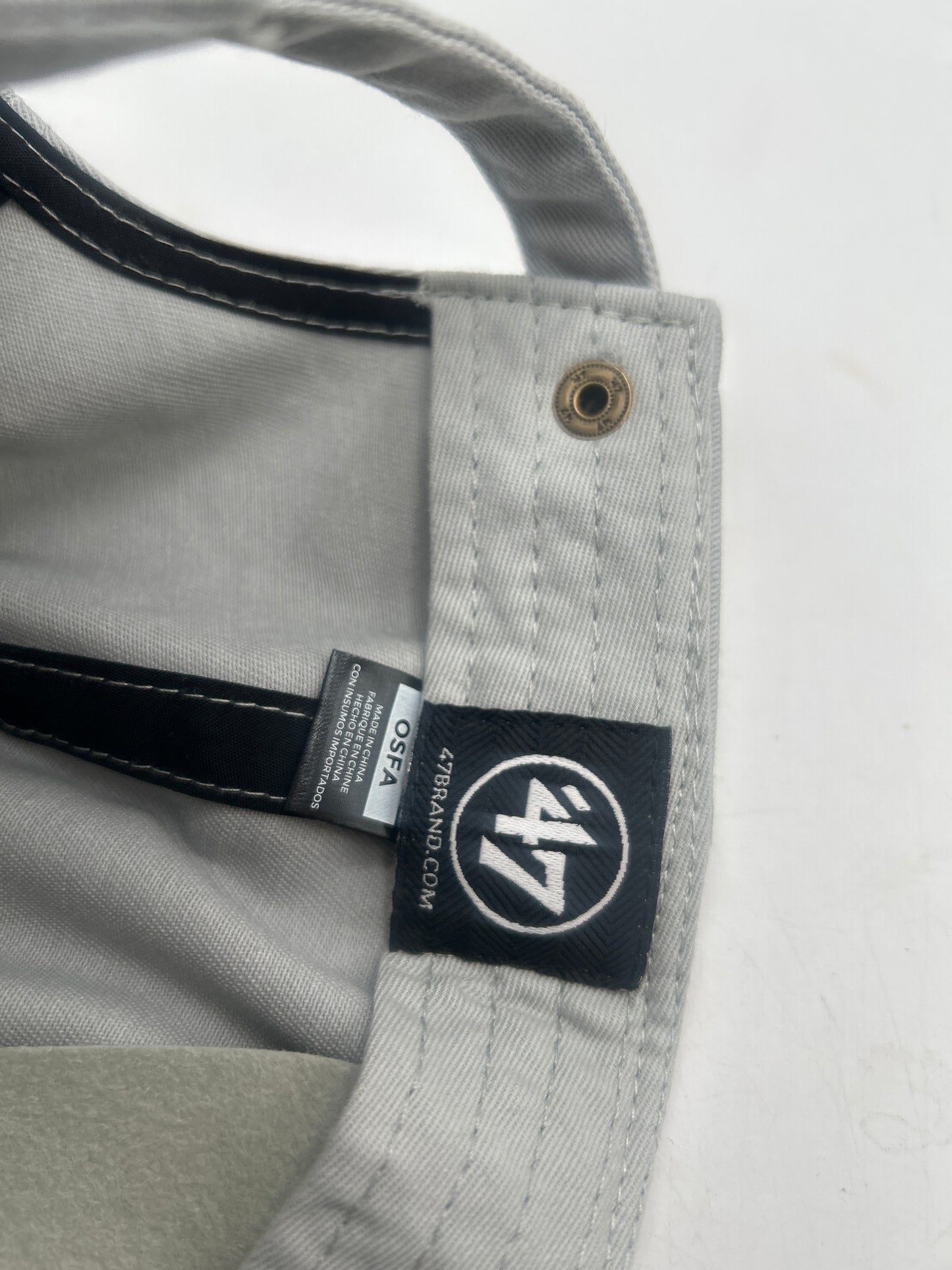 Los Angeles Dodgers ‘47CleanUp Adjustable Hat Gray