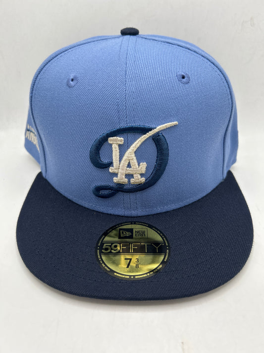 Los Angeles Dodgers MLB City Connect New Era 59Fifty Metallic Fitted Hat