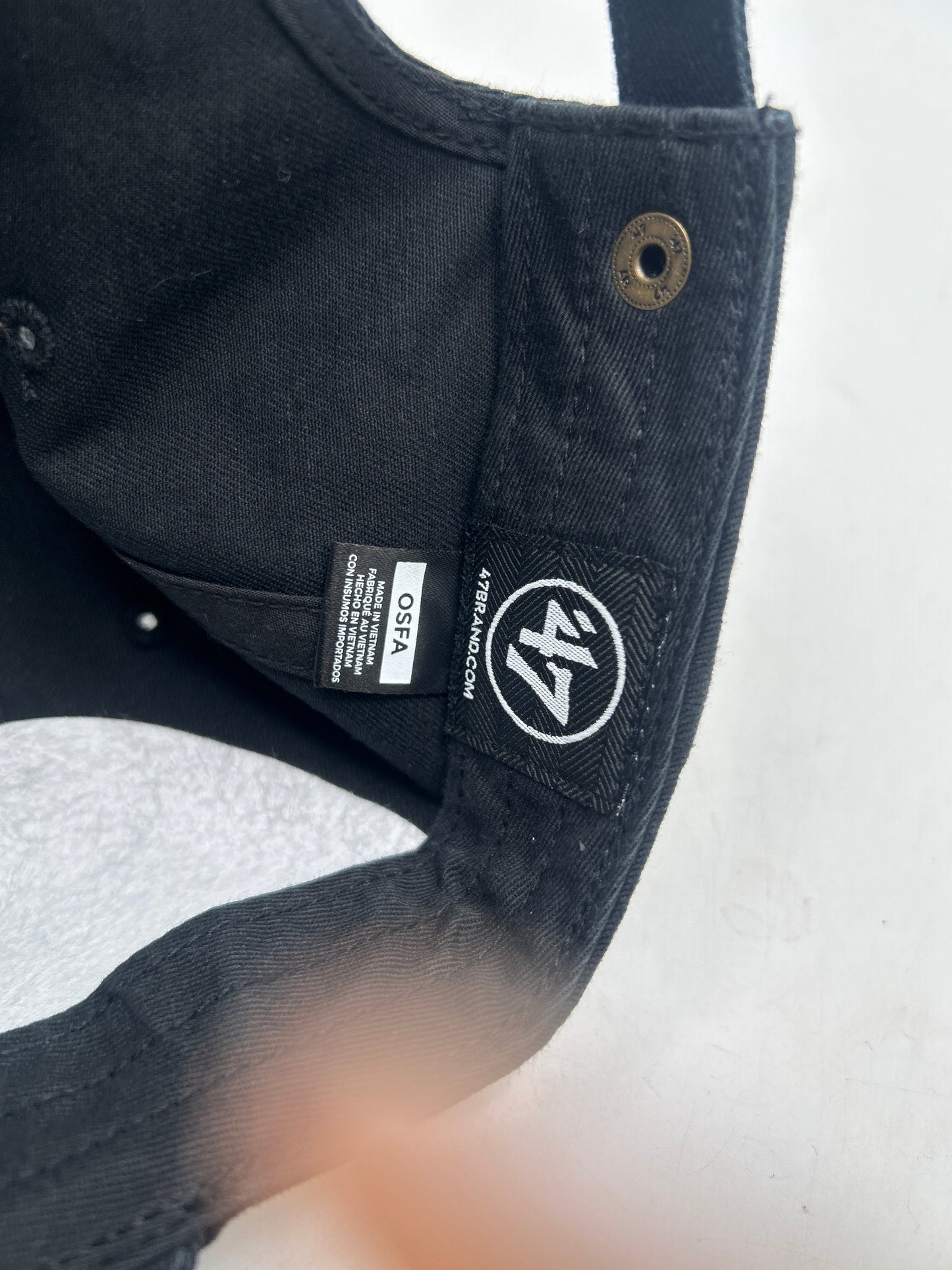 Los Angeles Dodgers MLB 47CleanUp Genuine Merchandise Black / Royal Blue Adjustable Hat