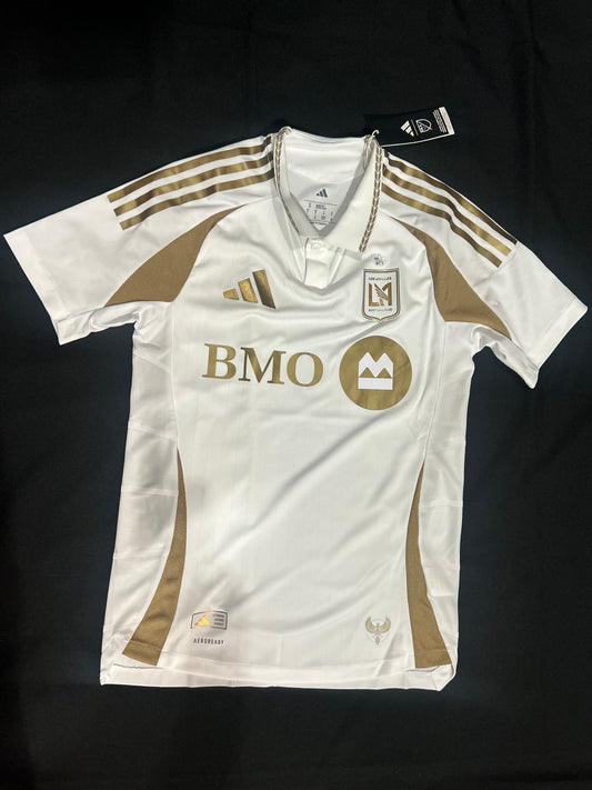 LAFC Adidas 25/26 Authentic Mens White Jersey