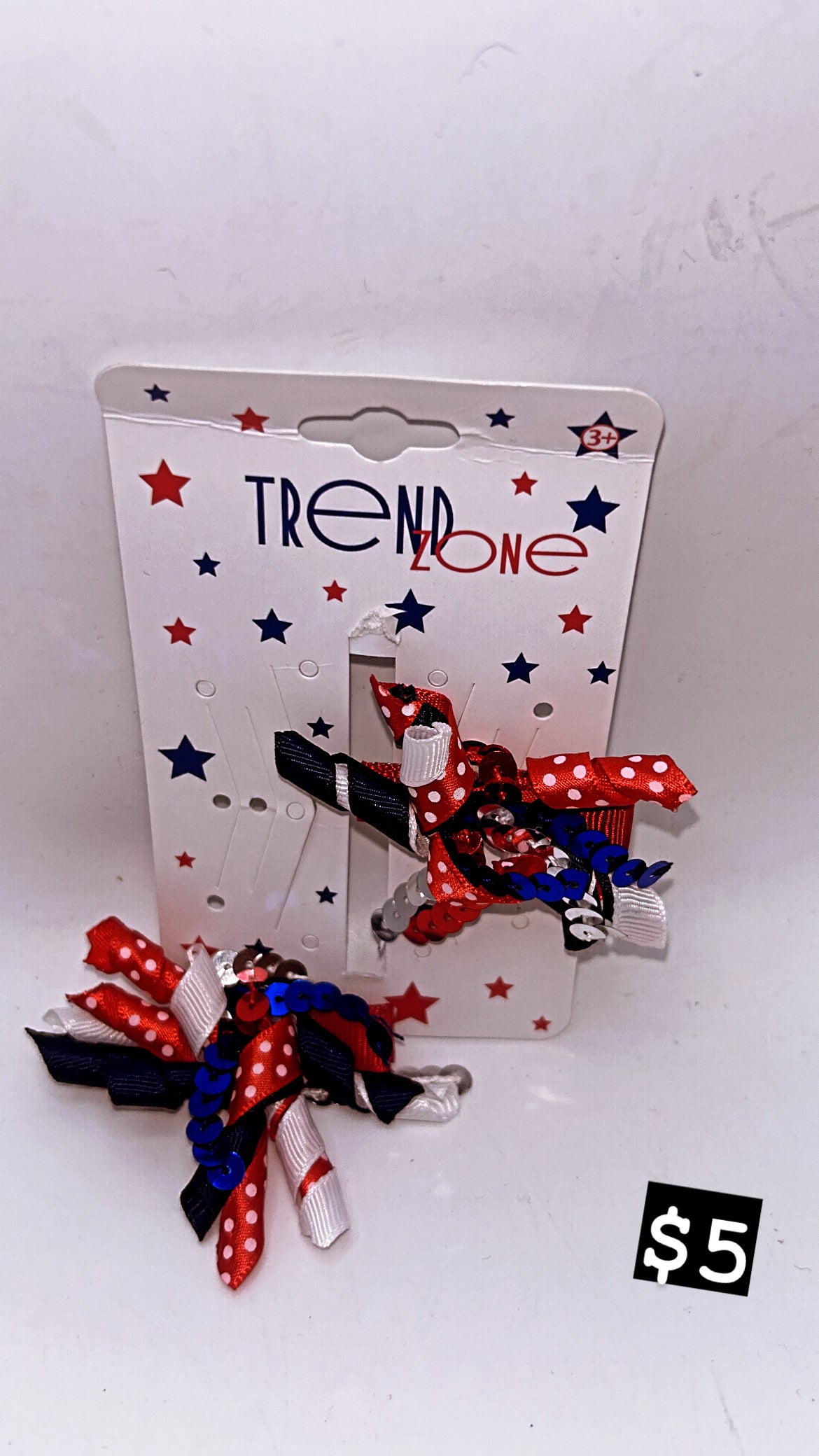 TrendZone USA 2Pair Bows pins