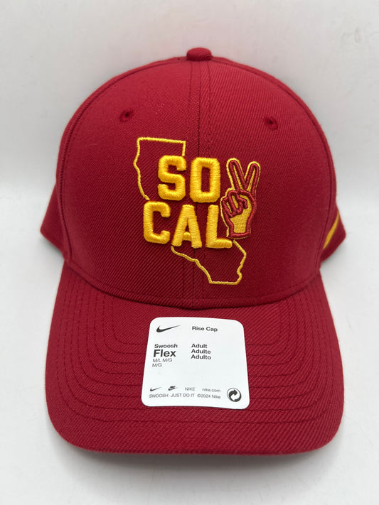 USC Trojans NCAA Nike Local State Stretch Swoosh Flex Hat