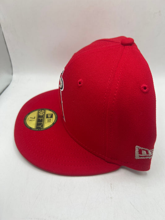 Los Angeles Anaheim Angels MLB New Era 59Fifty Classic Red Fitted Hat