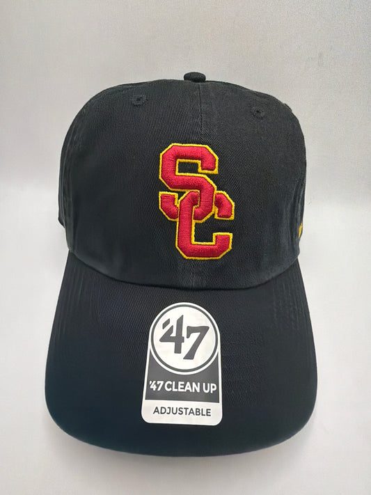 USC Trojans 47MVP Black Adjustable Hat