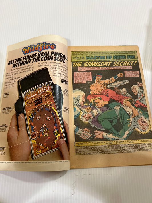 The Hands of Shang-Chi Master of Kung Fu by Marvels Comics Group "Raid Somispat Island" #95 Comic Book