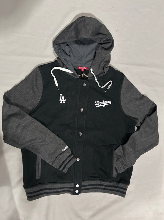 Los Angeles Dodgers MLB Mitchell & Ness Button Up Women Jacket