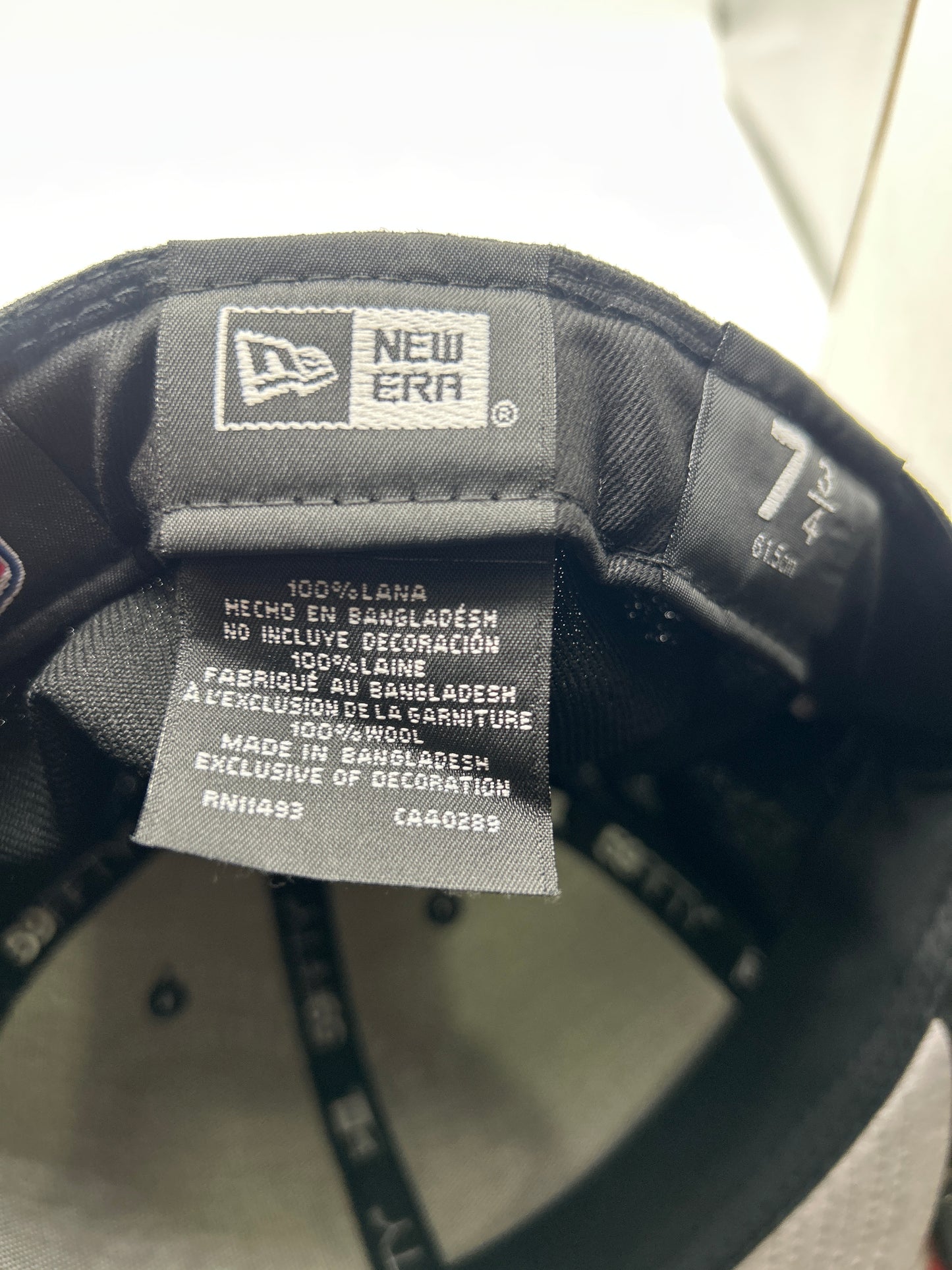 Las Vegas Raiders NFL New Era 59Fifty Classic All Black Fitted Hat