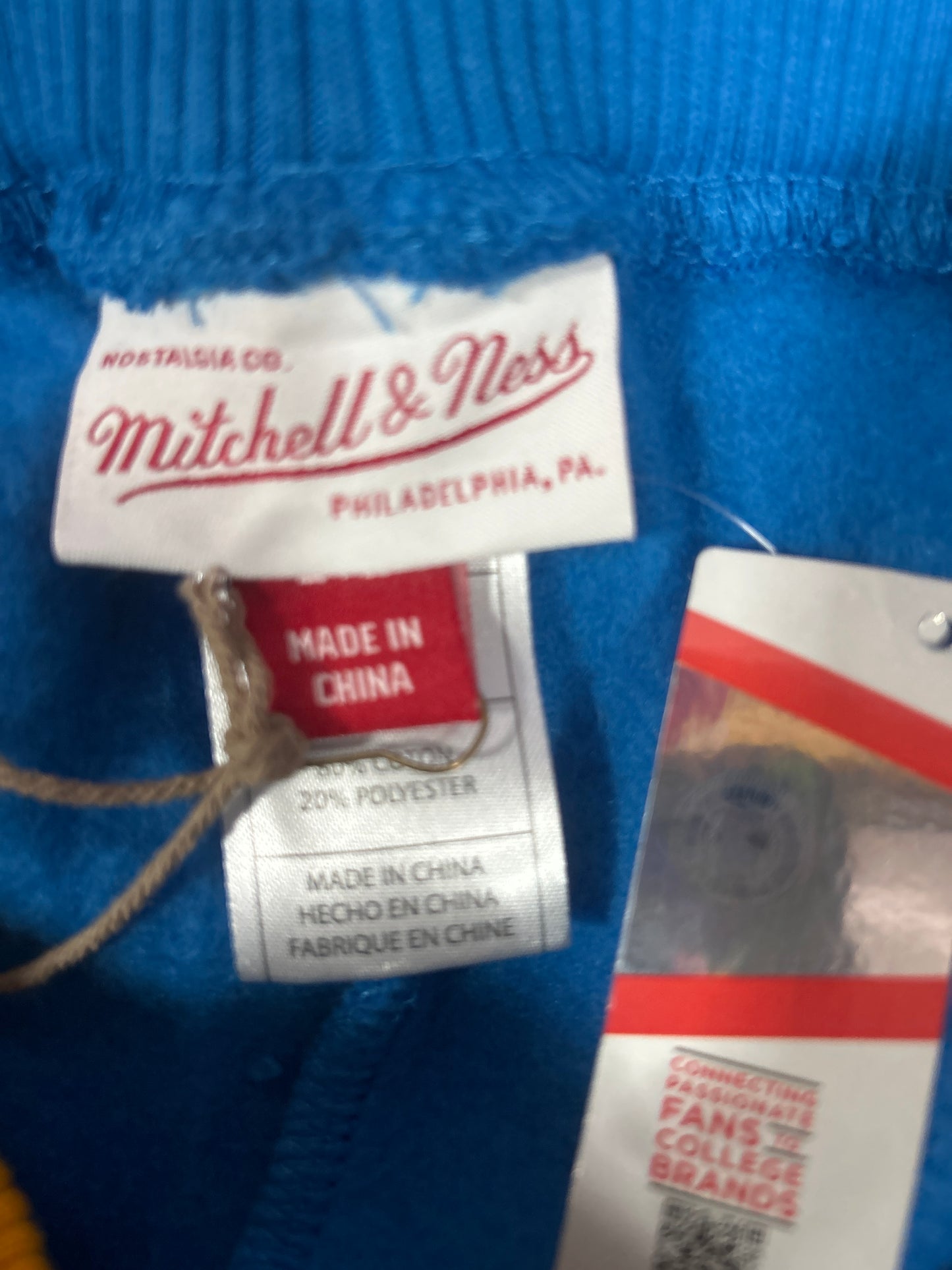 UCLA Bruins NCAA Mitchell & Ness Fleece Vintage Jogger Pants