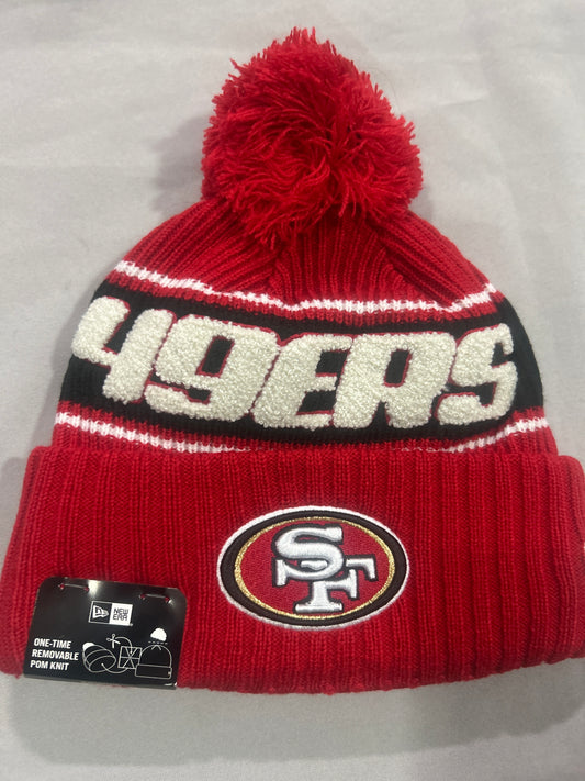 San Francisco 49ers NFL Pom Pom Beanies