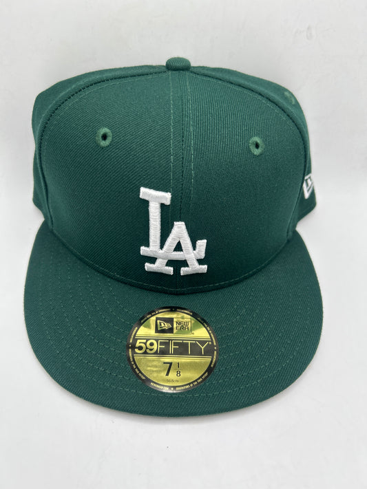 Los Angeles Dodgers MLB New Era 59Fifty Fitted Green Hat