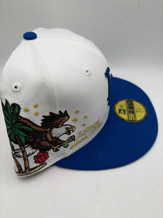 Los Angeles Dodgers MLB New Era USA Eagle 250th Anniversary 59Fifty Fitted Hat