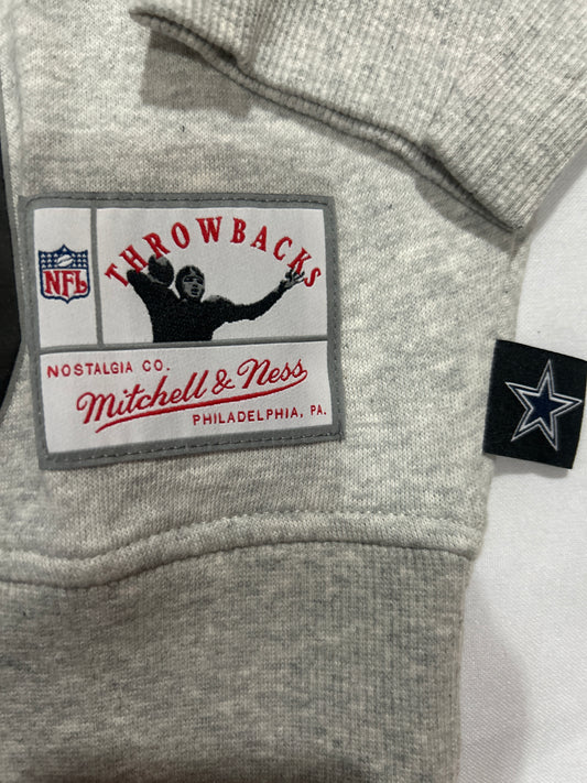 Dallas Cowboys NFL Mitchell & Ness Throwbacks Women Logo LT Crew