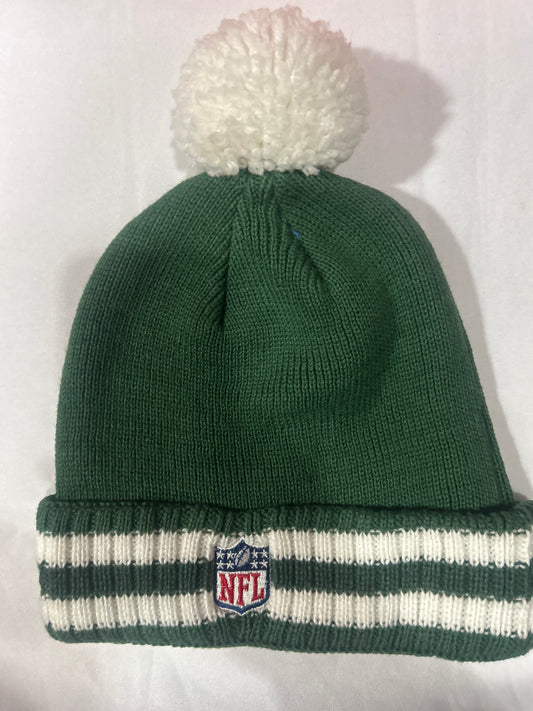 New York Jets NFL Reebok Knit Pom Beanie