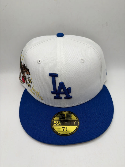 Los Angeles Dodgers MLB New Era USA Eagle 250th Anniversary 59Fifty Fitted Hat