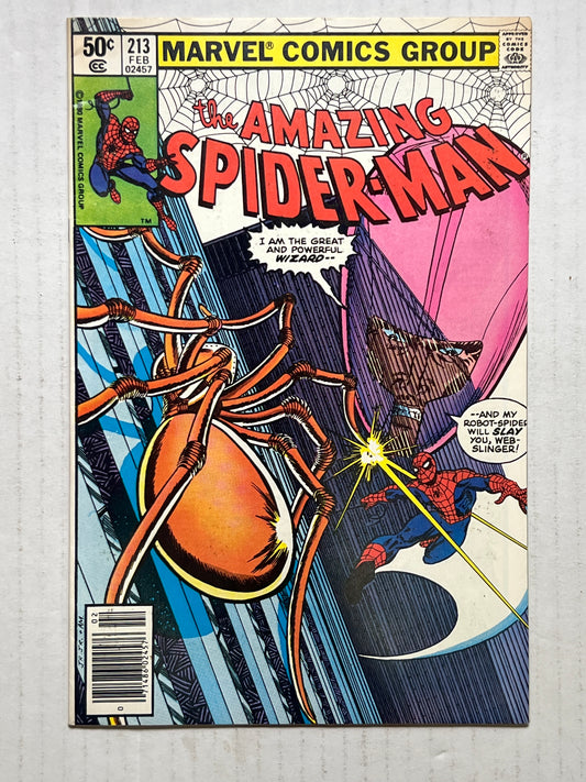 The Amazing Spider-Man by Marvel Comics Group #213 Feb 1980 Comic Book