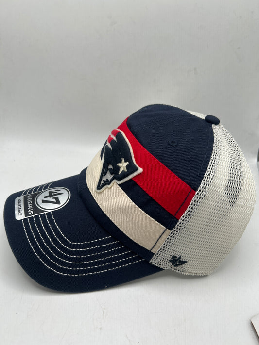 New England Patriots NFL 47Clean Up Adjustable Trucker Hat