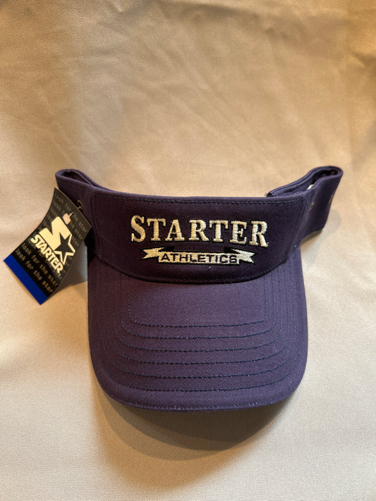 Starter Athletics Men/Women Navy Vintage Strap Back Sun Visor