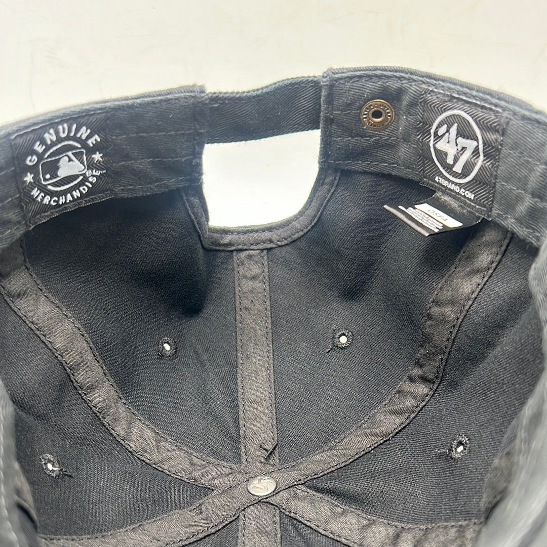 Los Angeles Dodgers MLB Genuine Merchandise 47 Clean Up Classic Black Adjustable