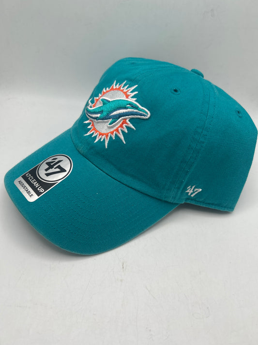 Miami Dolphins NFL 47CleanUp Classic Aqua Adjustable Hat