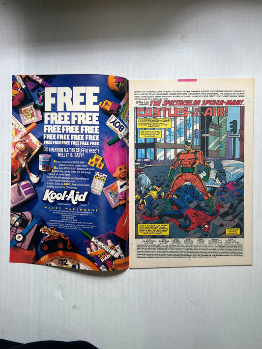 X-Men in the Spectacular Spider-Man by Marvel Comics Group “All-Out Action Against Professor Power!” #198 Mar 1993 Comic Book