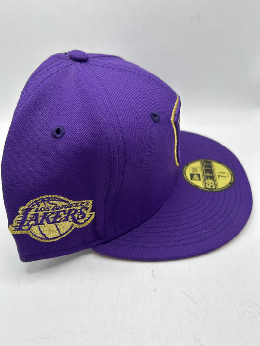 Los Angeles Lakers NBA 59Fifty New Era Purple Shield Fitted Hat