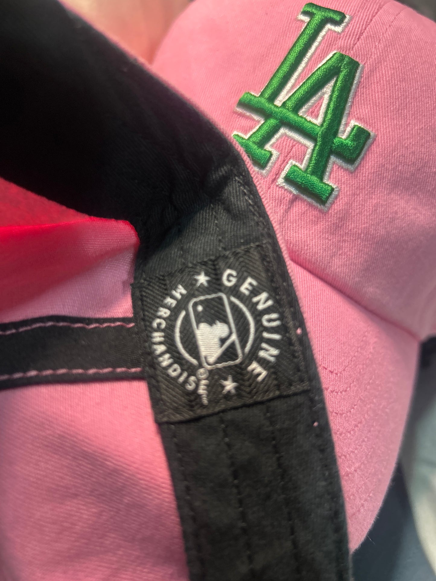 Los Angeles Dodgers MLB 47Clean Up Pink Adjustable Hat