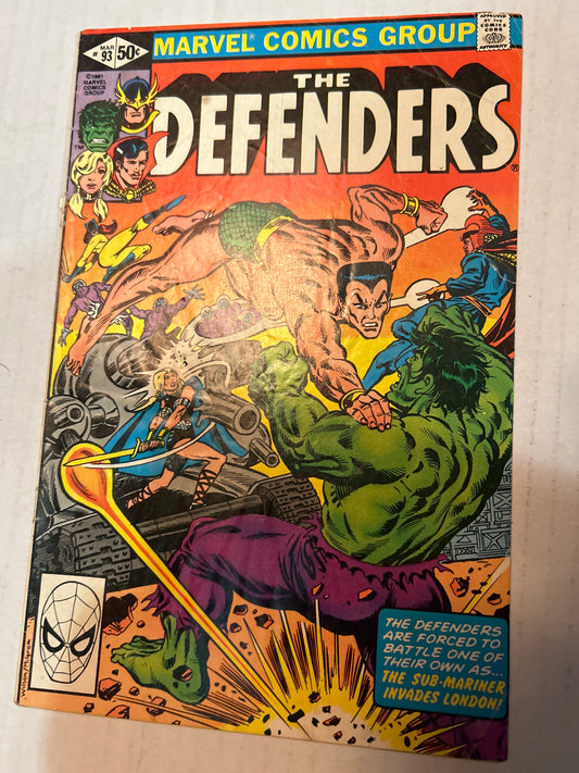 The Defenders Marvel Comics Group #93 Comic Book