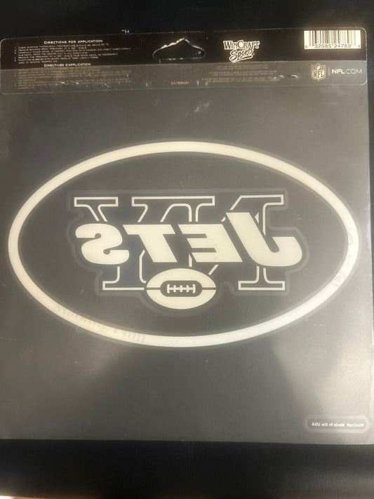 New York Jets NFL Perfect Cut Decal 8x8