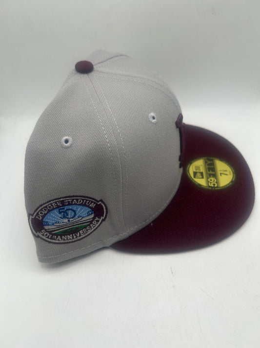 Los Angeles Dodgers MLB 50th Anniversary New Era 59Fifty Fitted Hat
