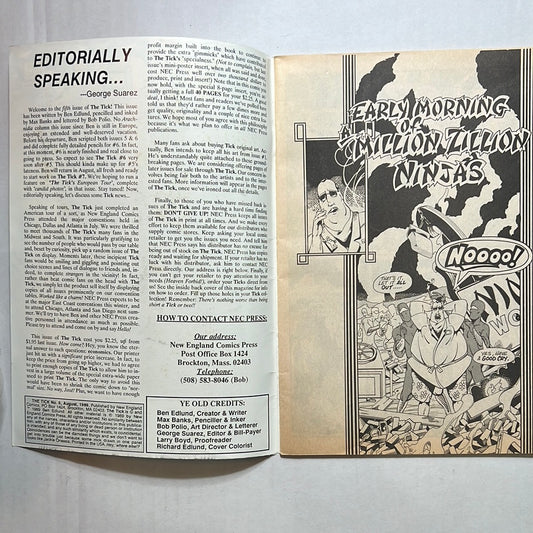 The Tick A New England Comic No. 5 Comic Book