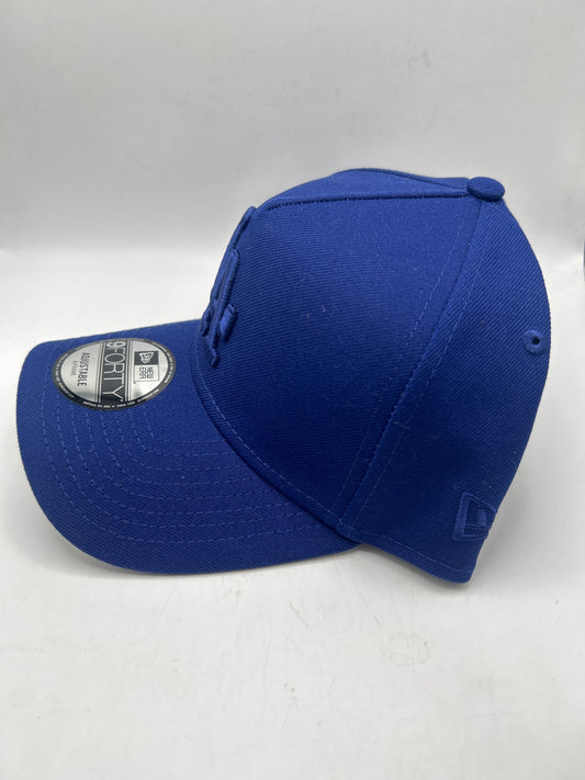 Los Angeles Dodgers MLB New Era 9Forty Blue-on-Blue A-Frame Adjustable Hat