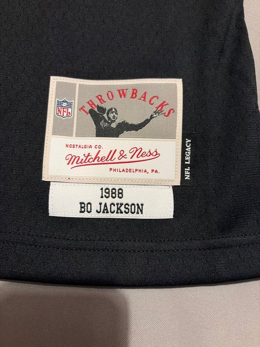Las Vegas Raiders NFL Mitchell & Ness #34 Bo Jackson 1988 Legacy Throwback Collection Men Jersey
