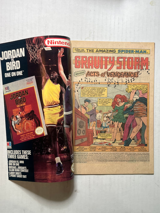 The Amazing Spider-Man by Marvel Comics Group “Gravity Storm!” #326 Dec 1989 Comic Book