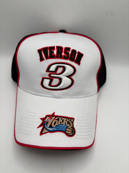 Philadelphia 76Ers NBA #3 Allen Iverson Vintage Adjustable Hat