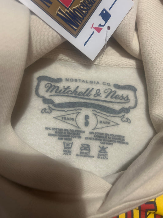 Los Angeles Dodgers MLB Cooperstown Collection Mitchell & Ness World Series Champions 1988 Hoodie - Cream