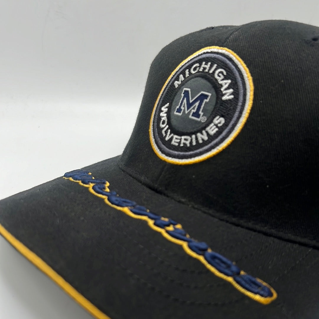 Vintage Michigan Wolverines NCAA American Needle Collegiate Licensed Product STRAPBACK