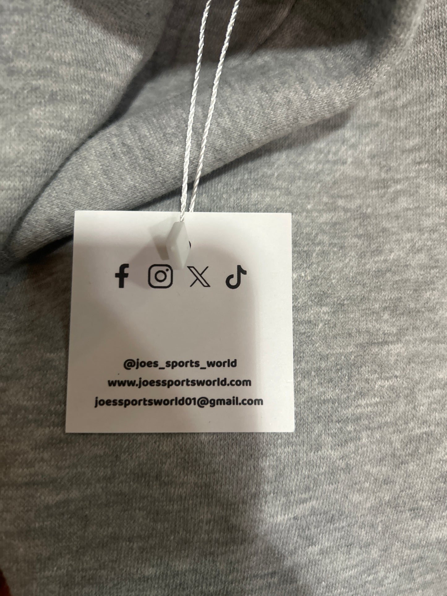NFL Superbowl LX 2026 JSW Private Label "BENITO" Grey Authentically Unique Patched Hoodie