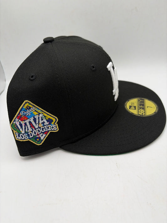 Los Angeles Dodgers MLB 5de Mayo Mexico “Viva Los Dodgers” Genuine Merchandise New Era 59Fifty Black Fitted Hat