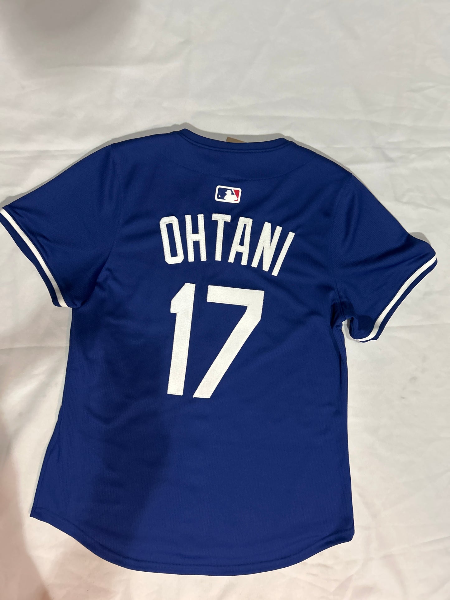 Los Angeles Dodgers MLB Nike Genuine Merchandise #17 OHTANI Royal Blue Women Jersey