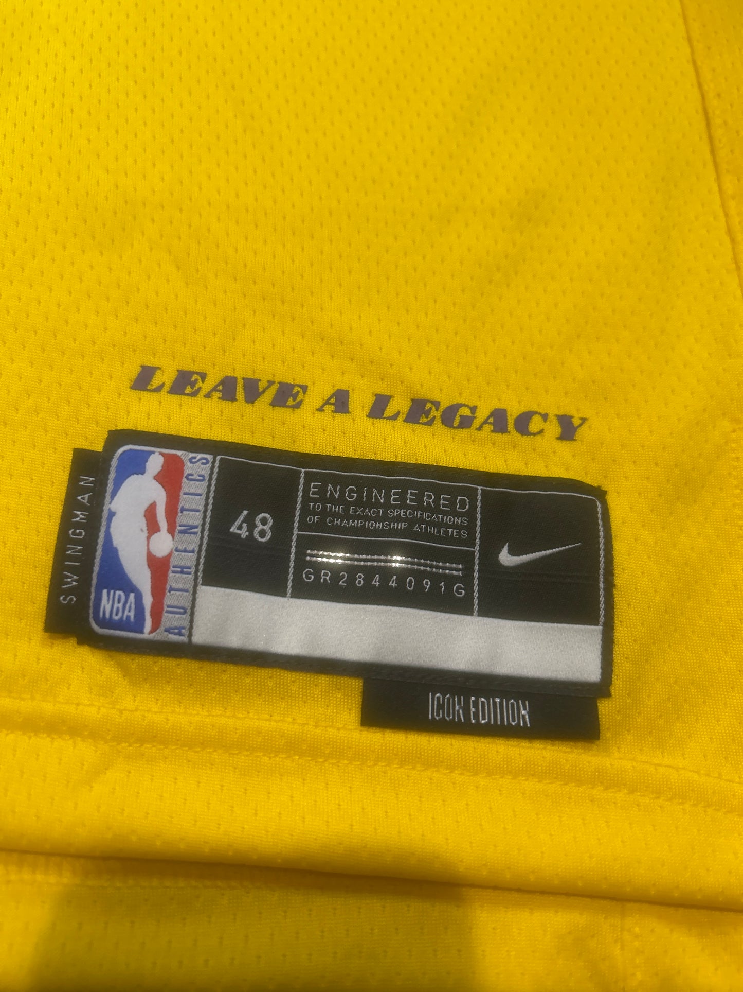 Los Angeles Lakers NBA #77 Luka Donnic Icon Edition Swingman Men Jersey