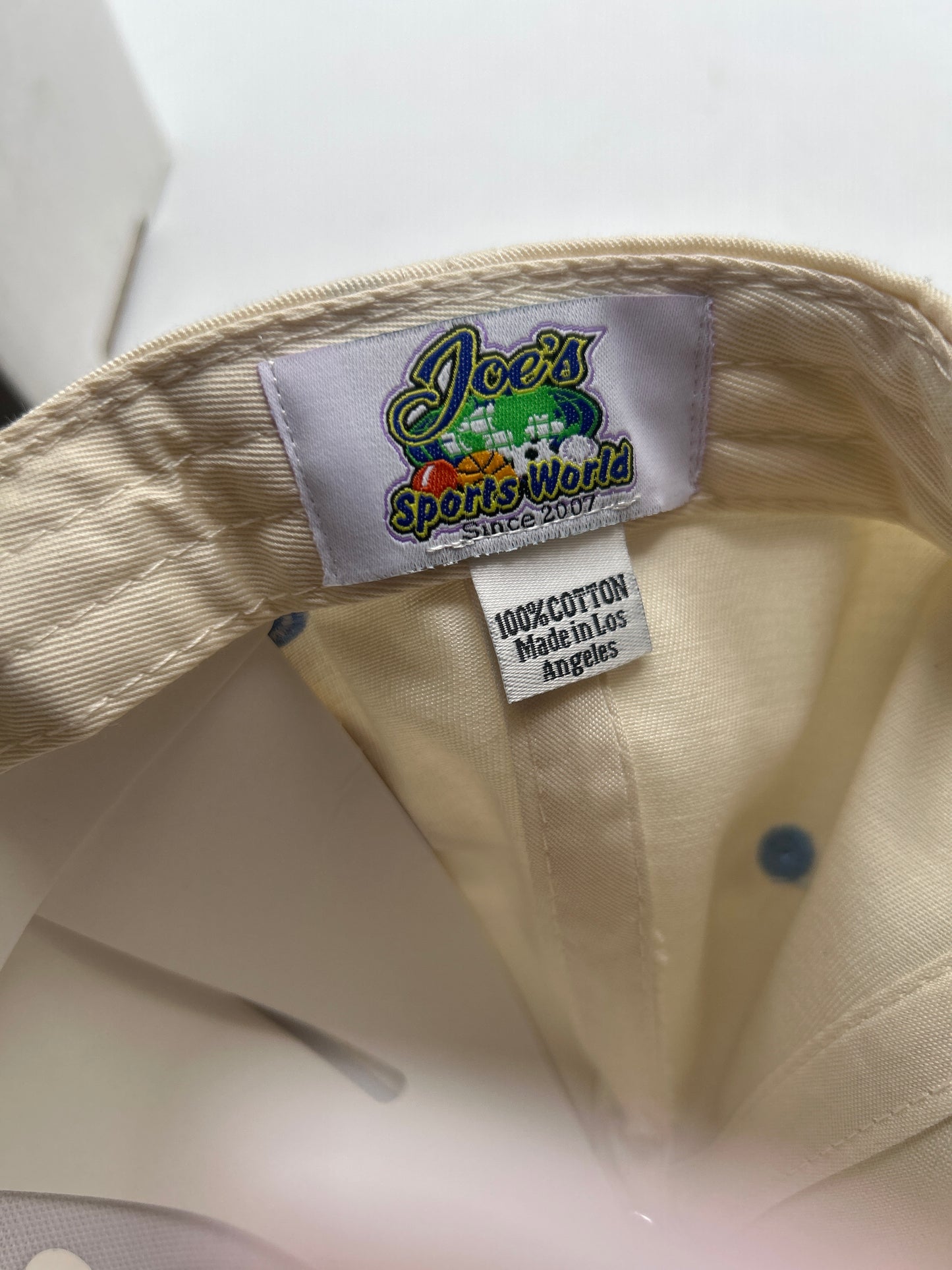 Los Angeles JSW Private Label Khaki/Sky Blue A-Frame Snapback