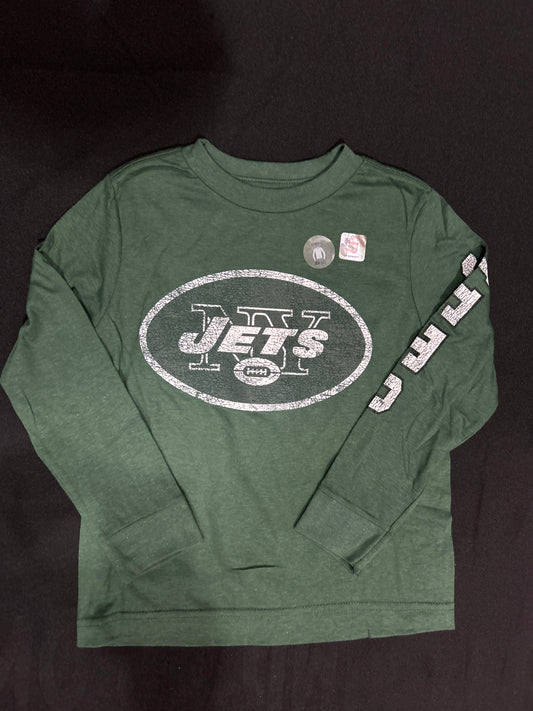 New York Jets NFL Team Apparel Long Sleve Youth T-shirt