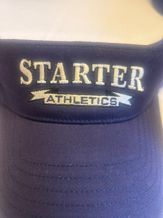 Starter Athletics Men/Women Navy Vintage Strap Back Sun Visor