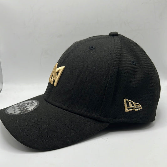 Los Angeles FC LAFC New Era 39Thirty Classic Black Stretch Fit Hat