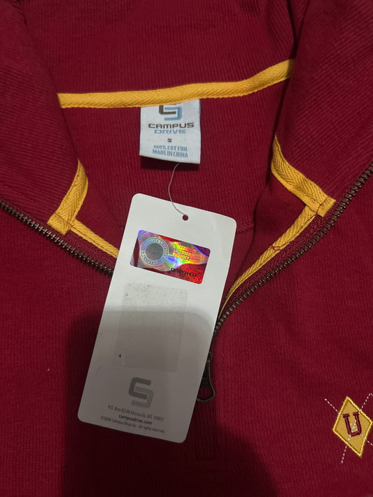 USC Trojans Campus Drive Vintage Half Zip Mens Hoodie