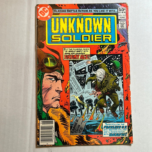 The Unknown Soldier by DC Comics “Blazing Battle Actions as You like it with” #252 Comic Book