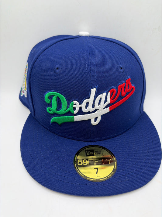 Los Angeles Dodgers MLB 5de Mayo Mexico “Viva Los Dodgers” Genuine Merchandise New Era 59Fifty Fitted Hat