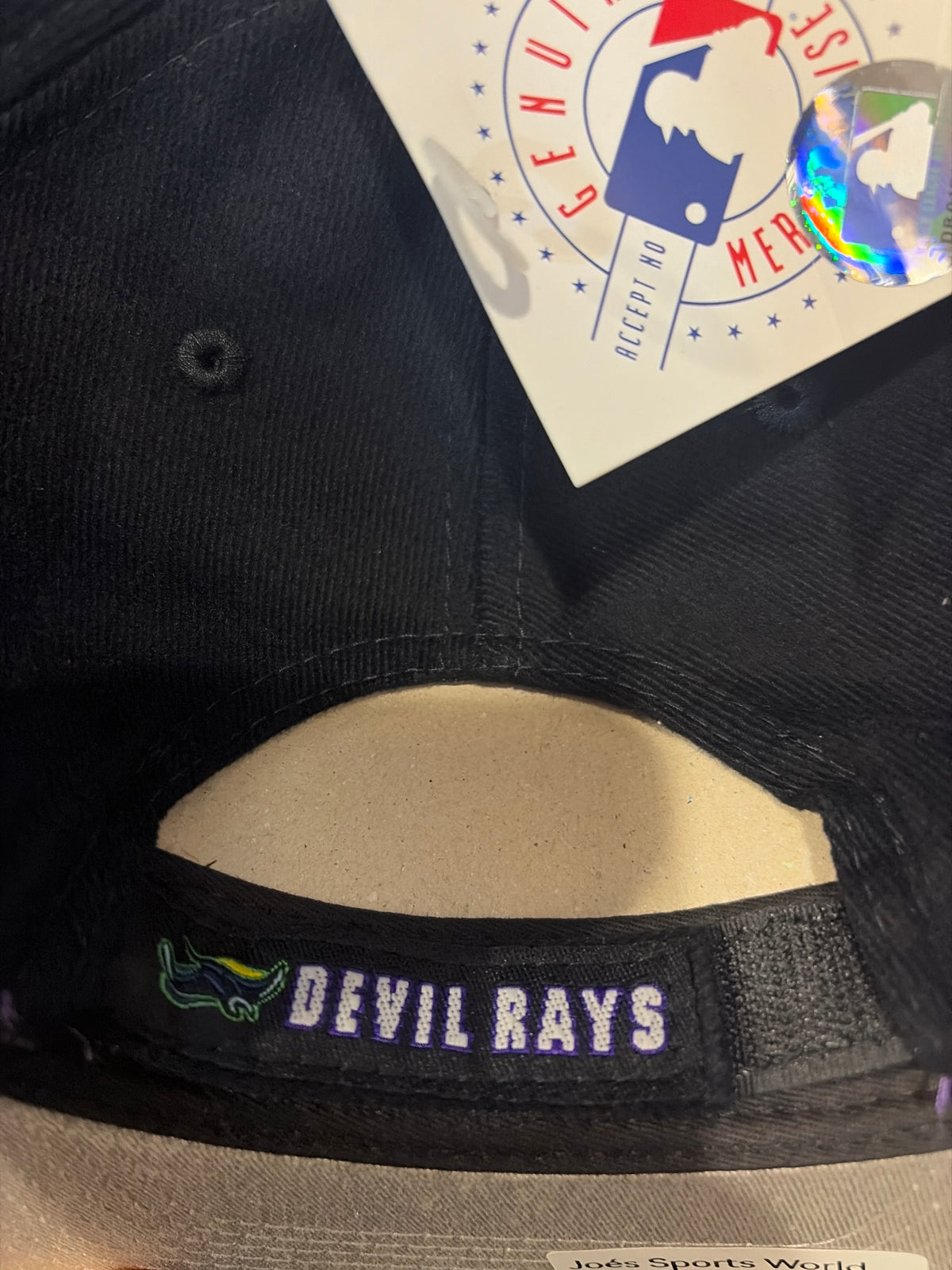 Tampa Bay Rays MLB Genuine Merchandise Vintage Strap-Back Adjustable Hat