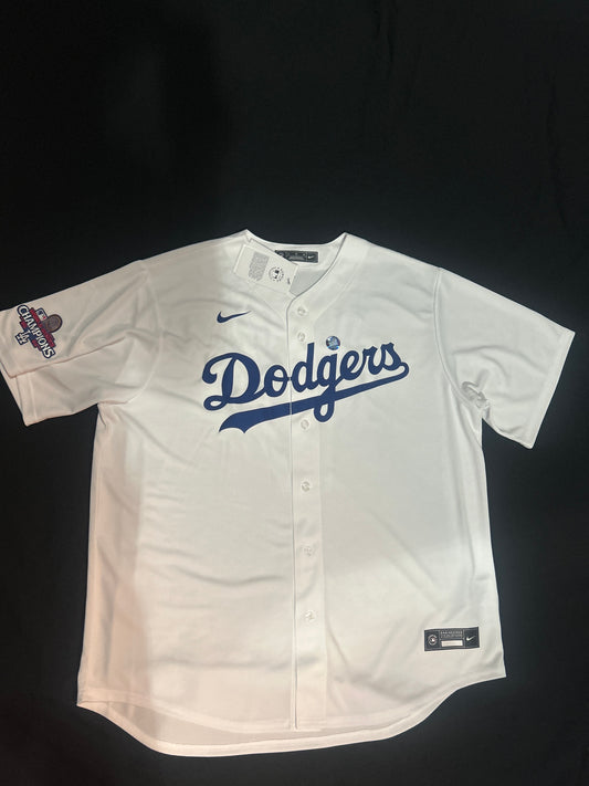 Los Angeles Dodgers MLB Nike #17 Ohtani Genuine Merchandise Authentic Replica WORLD SERIES CHAMPIONS 2024 Men Jersey