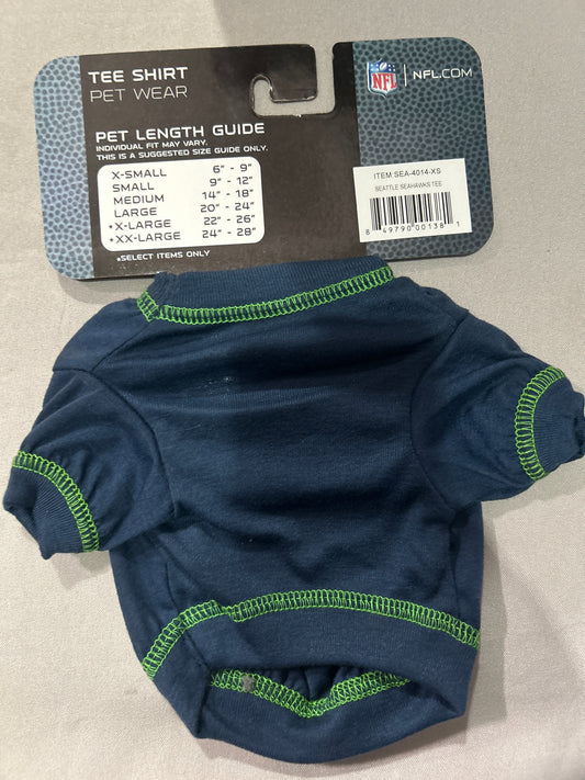 Seattle Seahawks NFL Tee Shirt Pet Wear